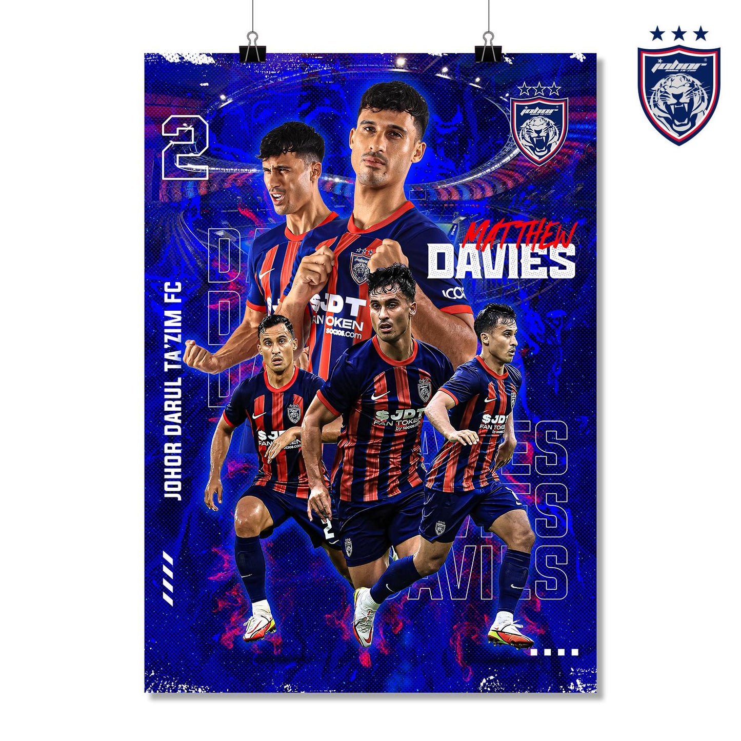 JDT Poster – Matthew Davies #2 (2024/25 Edition)