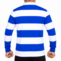 JDT Rugby Polo White Blue