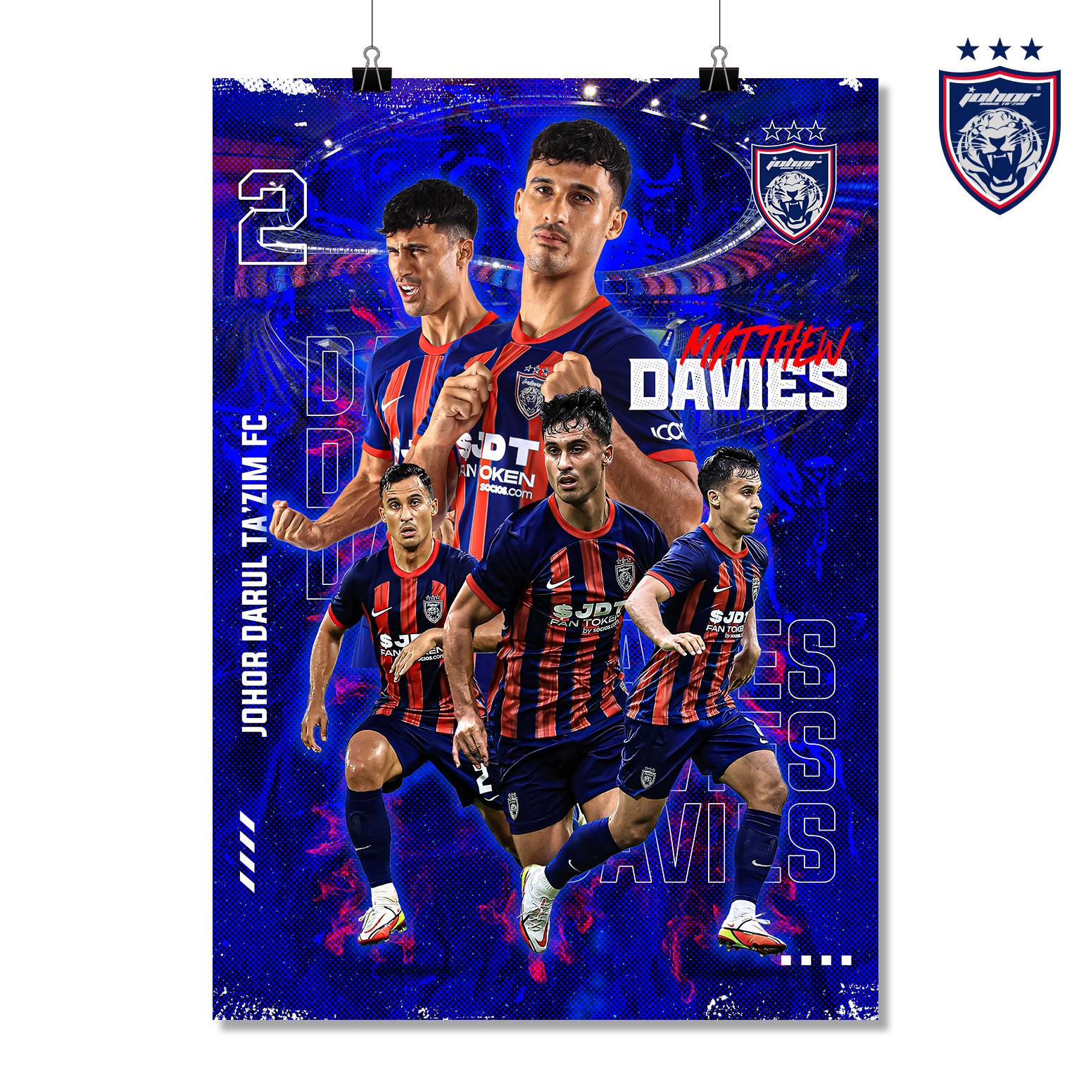 JDT Poster – Matthew Davies #2 (2024/25 Edition)