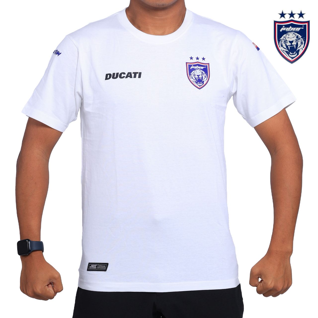 DUCATI JDT Crew Neck Shirt (White)