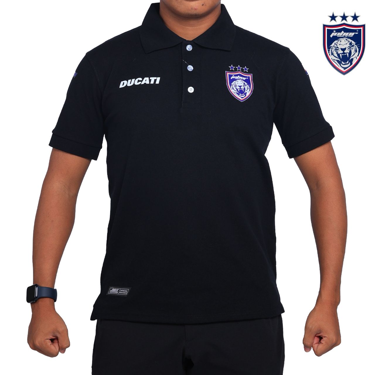 DUCATI JDT Racing Team Polo Shirt (Black)