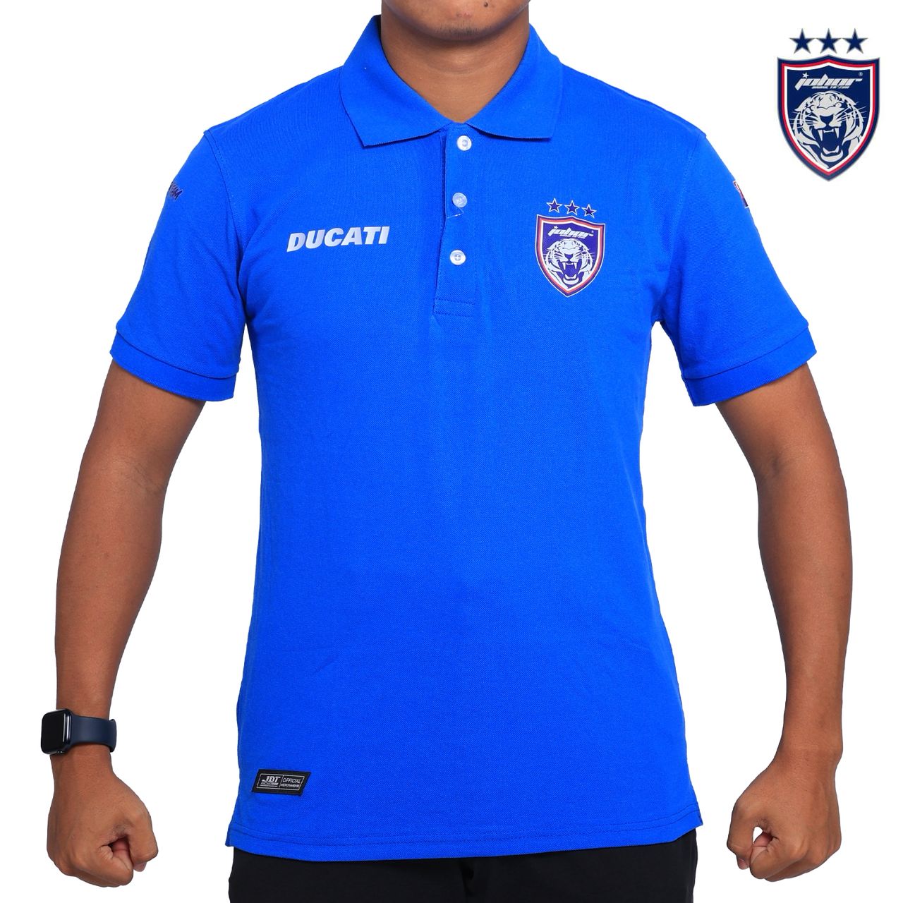DUCATI JDT Racing Team Polo Shirt(Royal Blue)