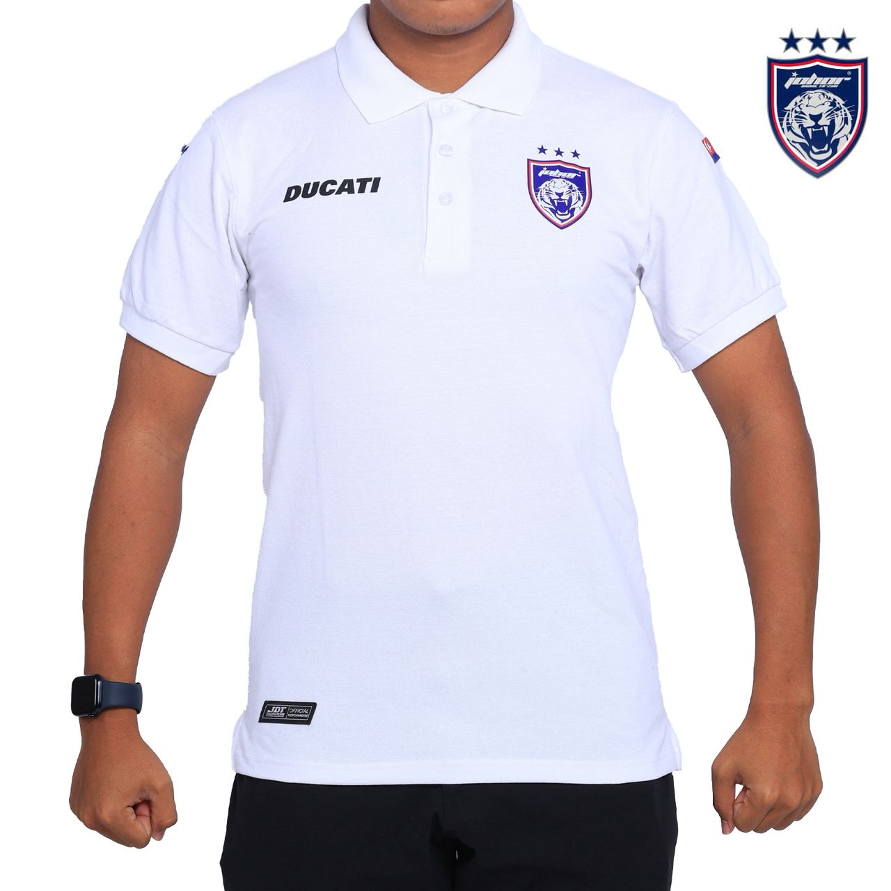 DUCATI JDT Racing Team Polo Shirt(White)