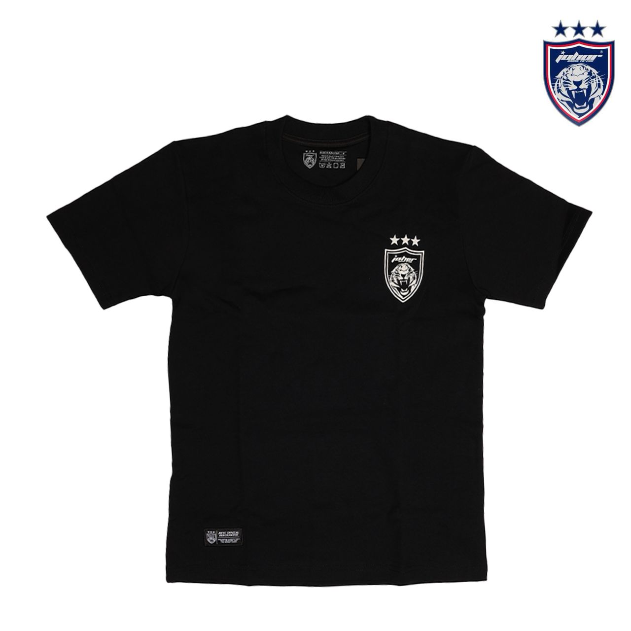 JDT Premium Shirt Front Logo (Black)